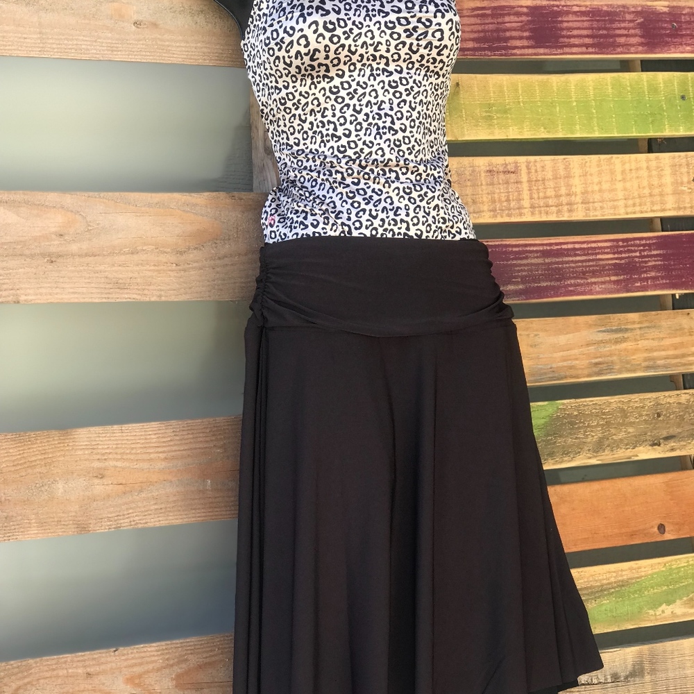 NWT Ruby Ribbon Flip Skirt Black/Mink - Picture 2 of 8